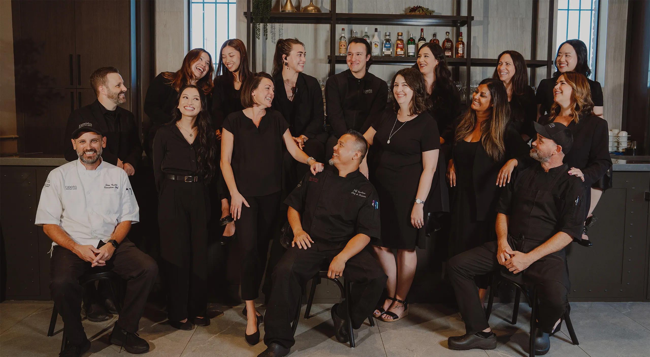 The Beets Hospitality team gathered together for a group portrait